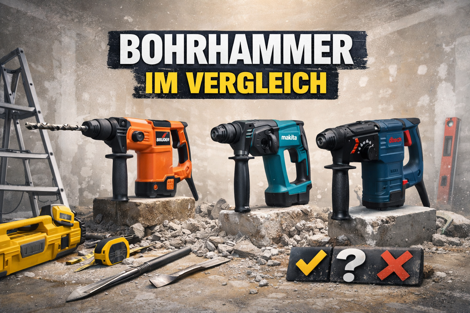 Bohrhammer-Vergleich 2025: Die besten Bosch-Modelle im Vergleich